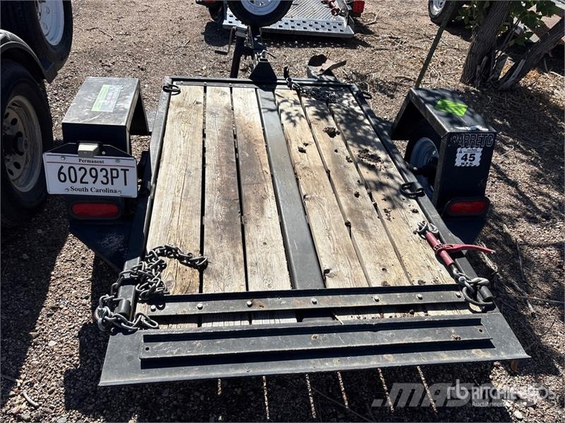 Barreto E4X6TBT 6 ft S/A Tilt Deck Trailer 로우 로더