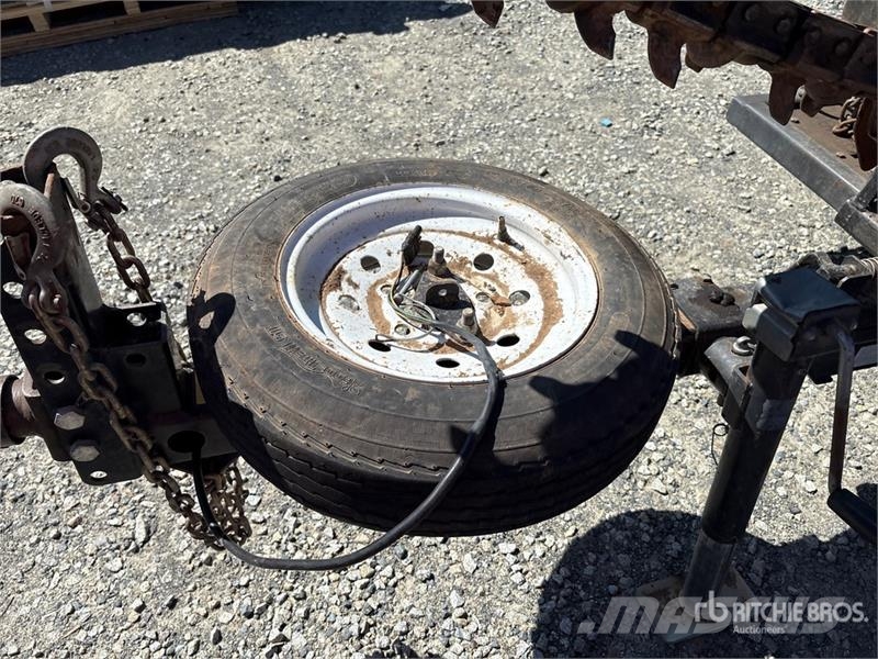 Barreto E4X6TBT 6 ft S/A Trencher Trailer Pranchas / Carrega-tudo