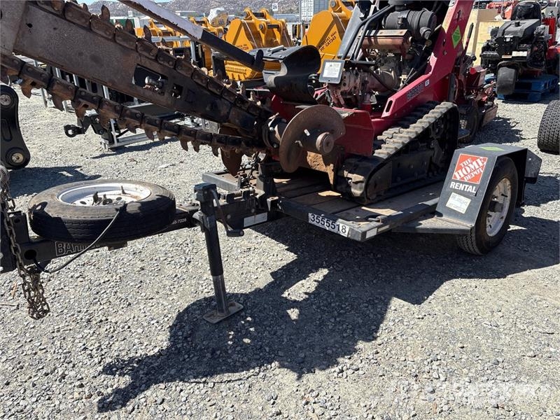 Barreto E4X6TBT 6 ft S/A Trencher Trailer Pranchas / Carrega-tudo