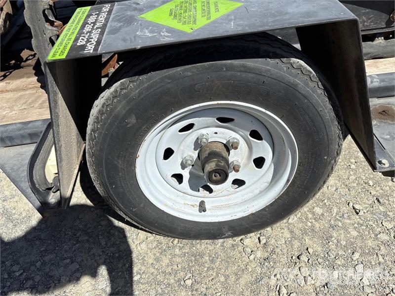 Barreto E4X6TBT 6 ft S/A Trencher Trailer Pranchas / Carrega-tudo