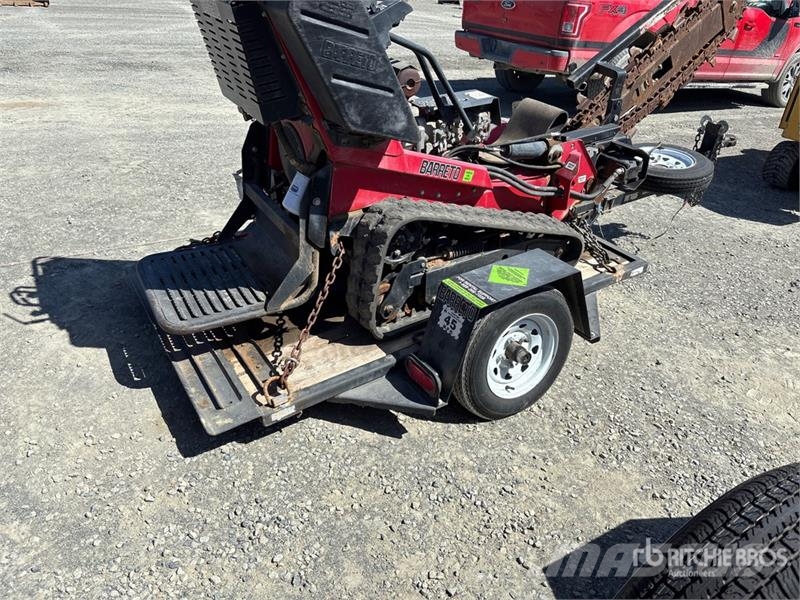Barreto E4X6TBT 6 ft S/A Trencher Trailer Pranchas / Carrega-tudo
