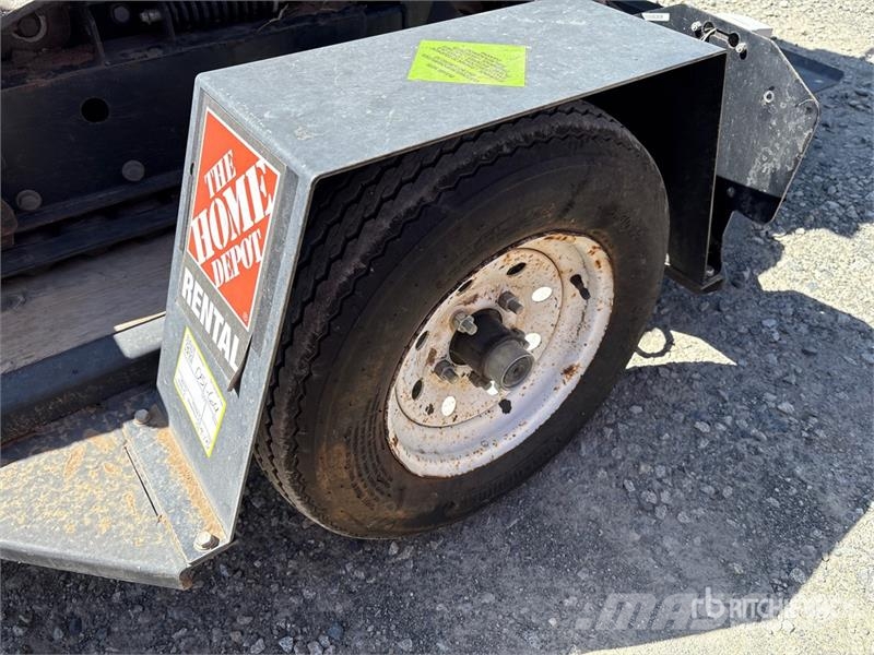 Barreto E4X6TBT 6 ft S/A Trencher Trailer Pranchas / Carrega-tudo