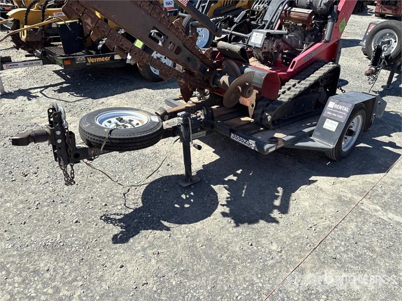 Barreto E4X6TBT 6 ft S/A Trencher Trailer Pranchas / Carrega-tudo