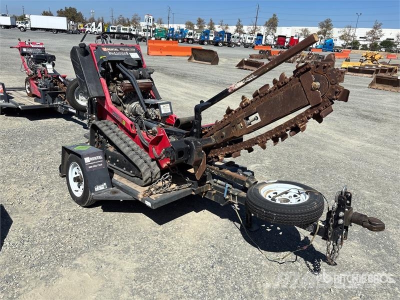 Barreto E4X6TBT 6 ft S/A Trencher Trailer Pranchas / Carrega-tudo