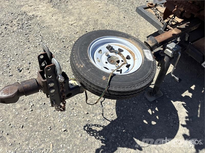 Barreto E4X6TBT 6 ft S/A Trencher Trailer Pranchas / Carrega-tudo
