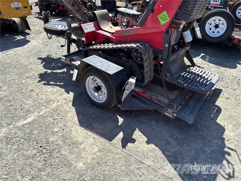 Barreto E4X6TBT 6 ft S/A Trencher Trailer Pranchas / Carrega-tudo