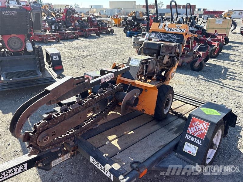 Barreto Walk Behind Trencher ماكينات حفر خنادق