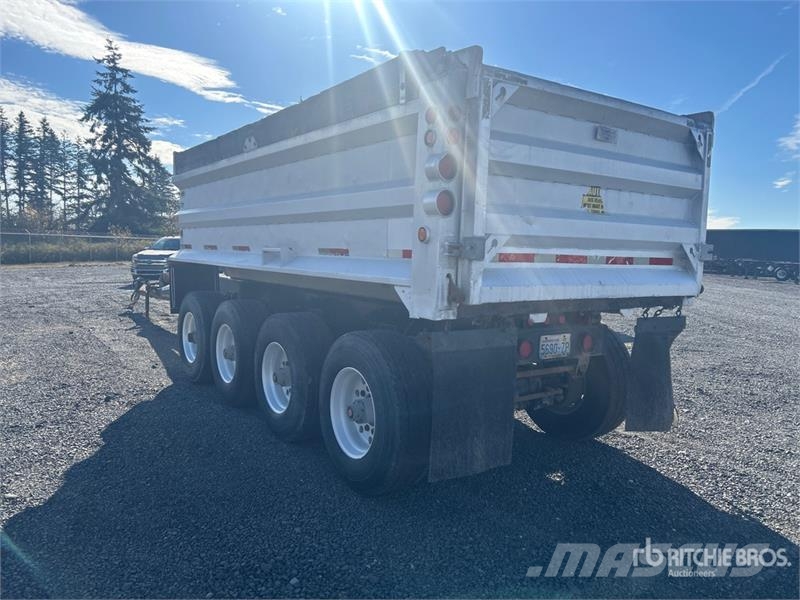 Beall 17 ft 6 in Quad/A Quad/A Pup Dump Trailer 傾卸式拖車