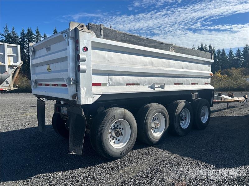 Beall 17 ft 6 in Quad/A Quad/A Pup Dump Trailer 傾卸式拖車