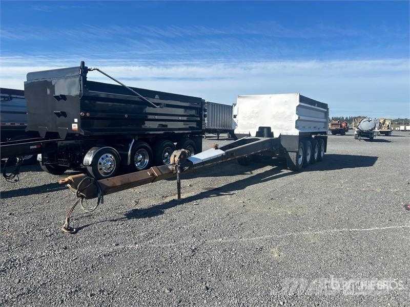 Beall 17 ft 6 in Quad/A Quad/A Pup Dump Trailer 傾卸式拖車