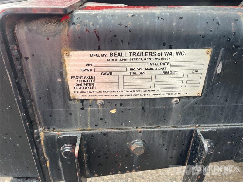 Beall 17 ft Quad/A Pup Dump Trailer Tipper trailers