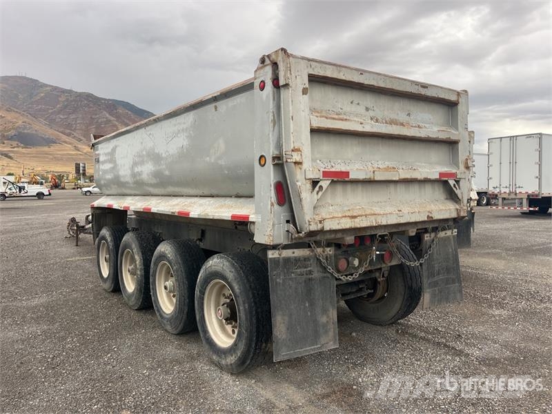 Beall 17 ft Quad/A Pup Dump Trailer Rimorchi ribaltabili