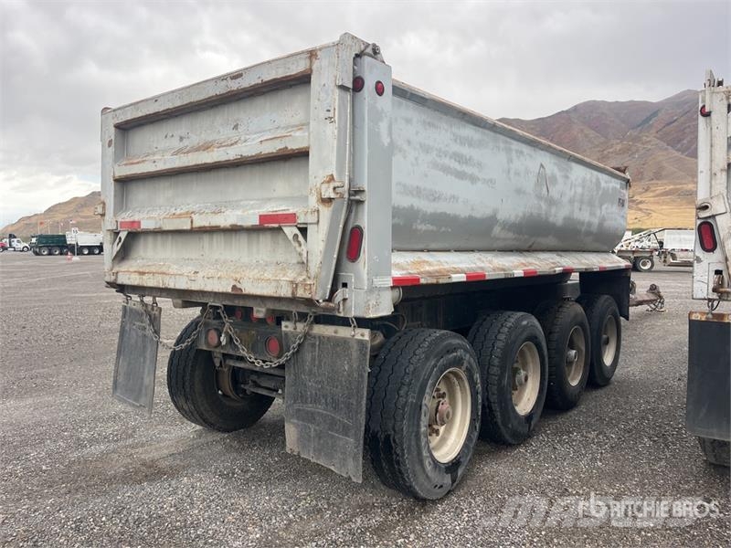 Beall 17 ft Quad/A Pup Dump Trailer Rimorchi ribaltabili