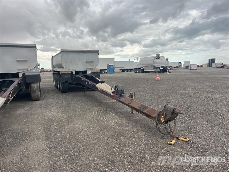 Beall 17 ft Quad/A Pup Dump Trailer Rimorchi ribaltabili