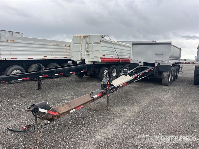 Beall 17 ft Quad/A Pup Dump Trailer Tipper trailers