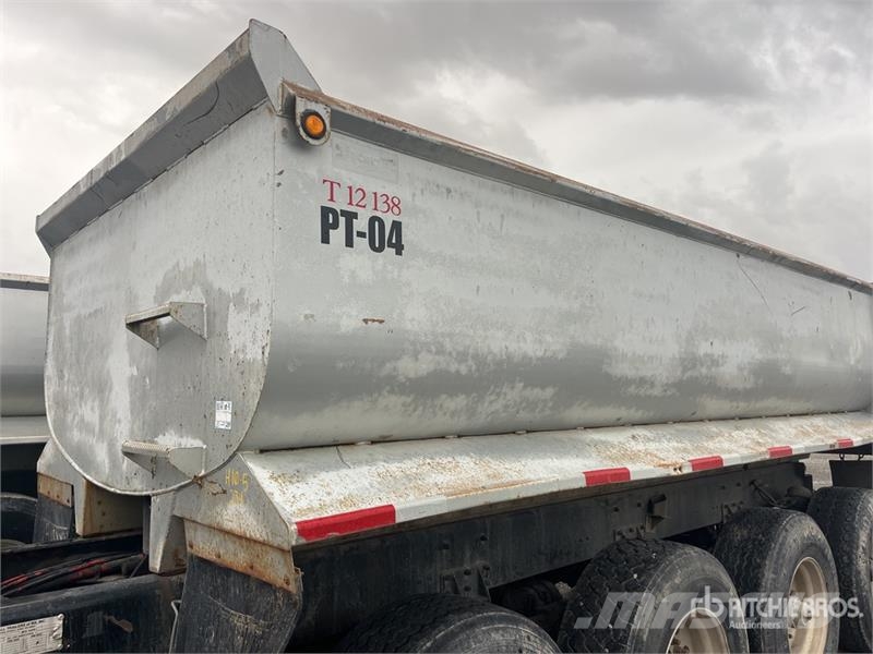 Beall 17 ft Quad/A Pup Dump Trailer Rimorchi ribaltabili