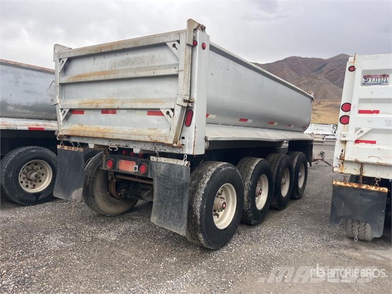 Beall 17 ft Quad/A Pup Dump Trailer Tipper trailers