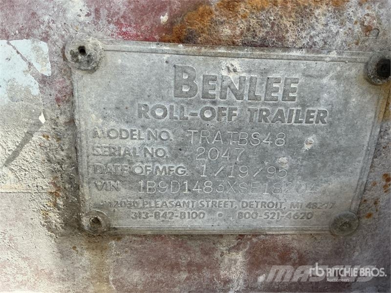 Benlee TRATBS48 Roll-Off Trailer Skip bin