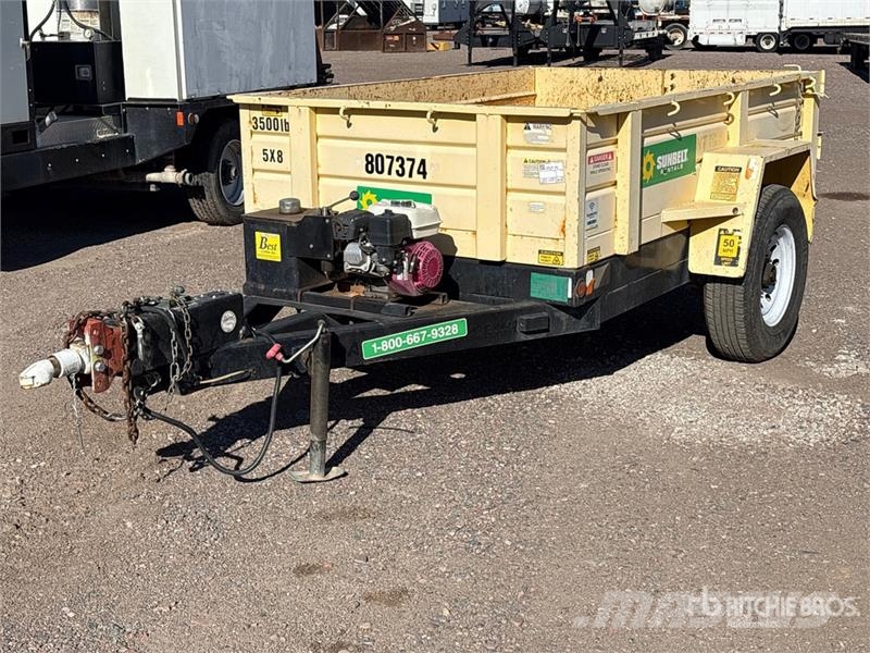  Best DB5X8 7 ft 11 in S/A Dump Utility Trailer Pašizgāzējs