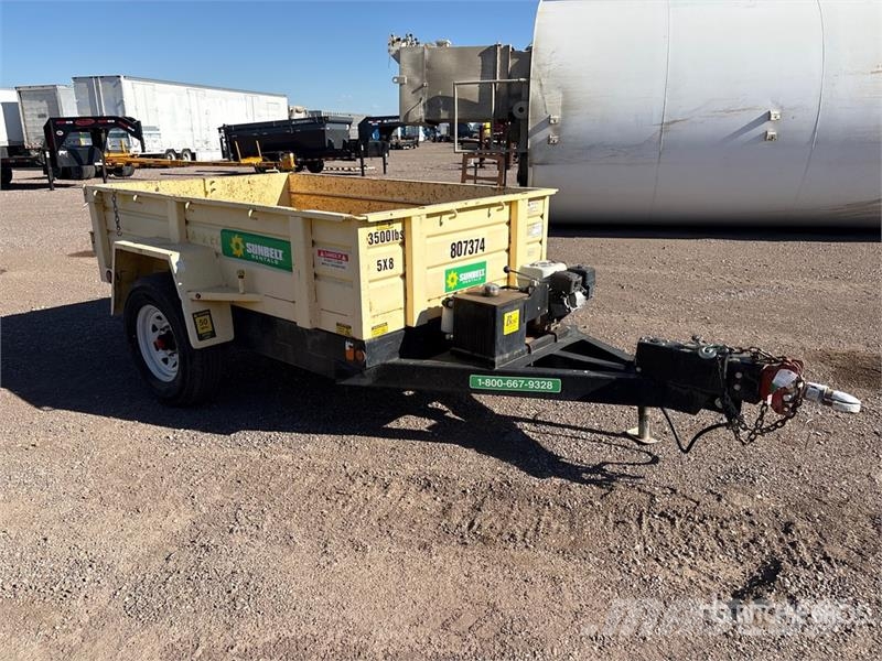  Best DB5X8 7 ft 11 in S/A Dump Utility Trailer Pašizgāzējs
