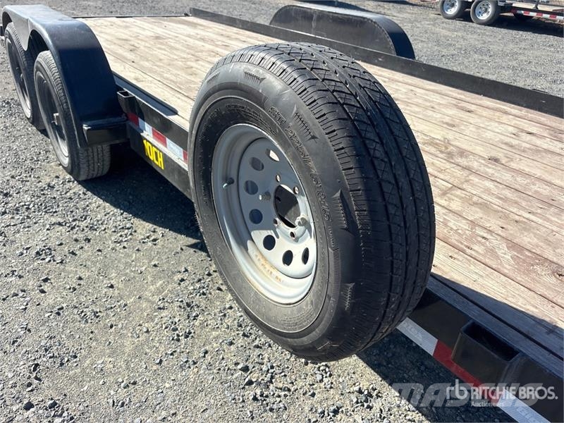 Big Tex 10CH-20 20 ft T/A Equipment Trailer Auto pārvadāšanas treileri