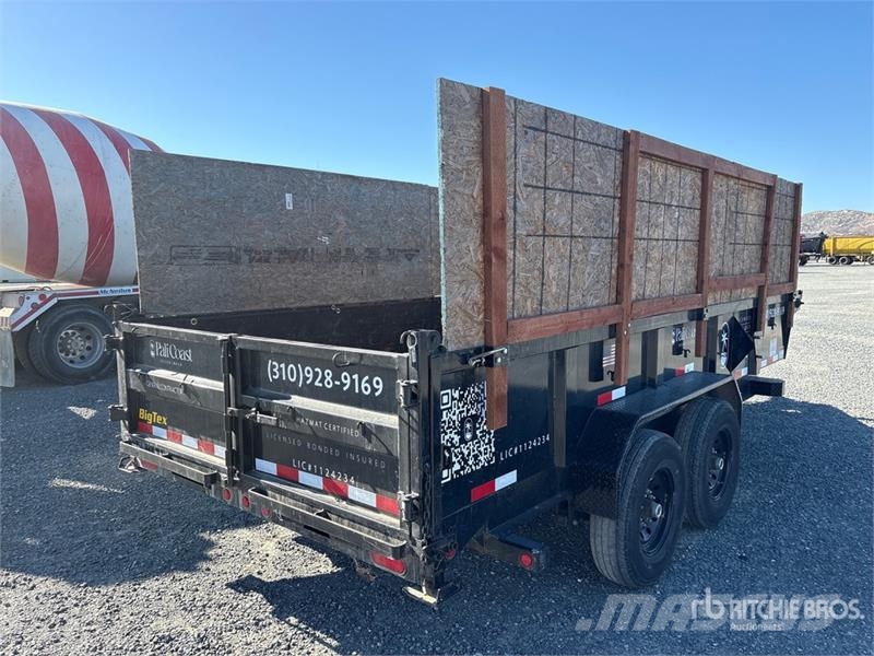 Big Tex 14LP 16 ft T/A Dump Utility Trailer Tipper trailers