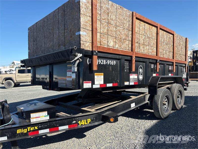 Big Tex 14LP 16 ft T/A Dump Utility Trailer Tipper trailers