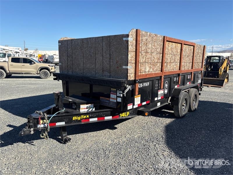 Big Tex 14LP 16 ft T/A Dump Utility Trailer Tipper trailers