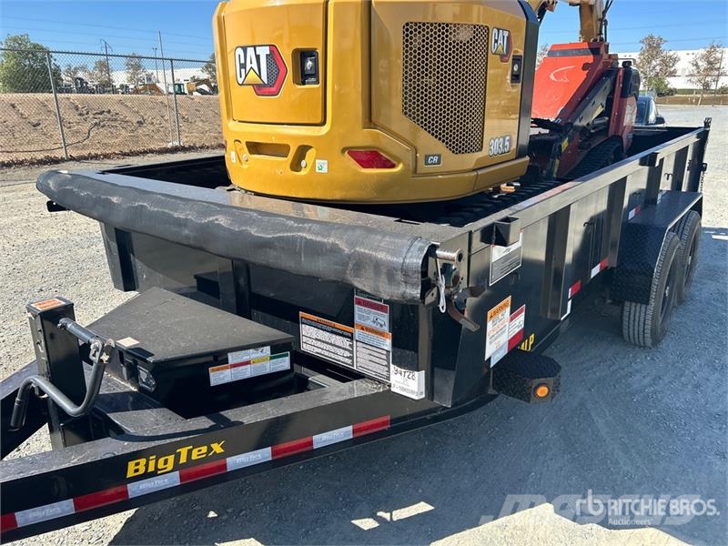 Big Tex 14LP 16 ft T/A End Dump Trailer Tipper trailers