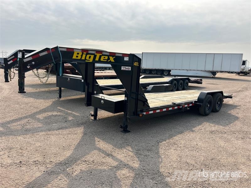Big Tex 14TL-22GN T/A Gooseneck Tilt Deck Trailer Maskinhenger