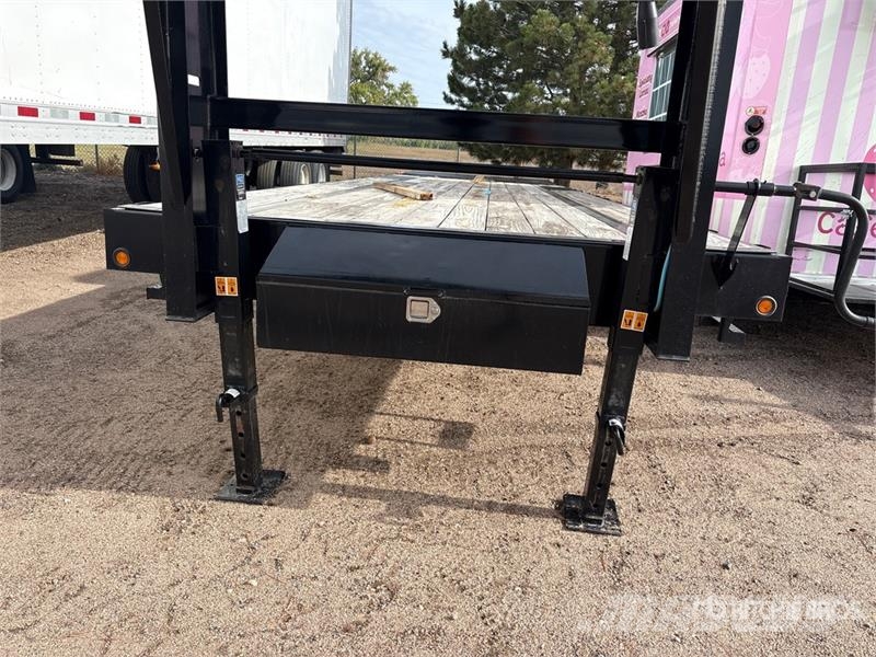 Big Tex 16GN-25BK+5MR 30 ft T/A Gooseneck Equipment Traile Maschinetransporter