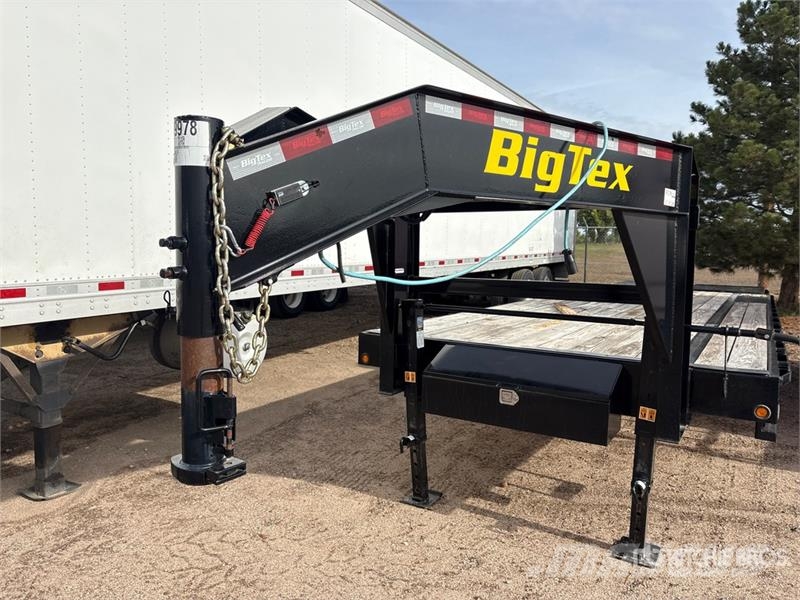 Big Tex 16GN-25BK+5MR 30 ft T/A Gooseneck Equipment Traile Maschinetransporter