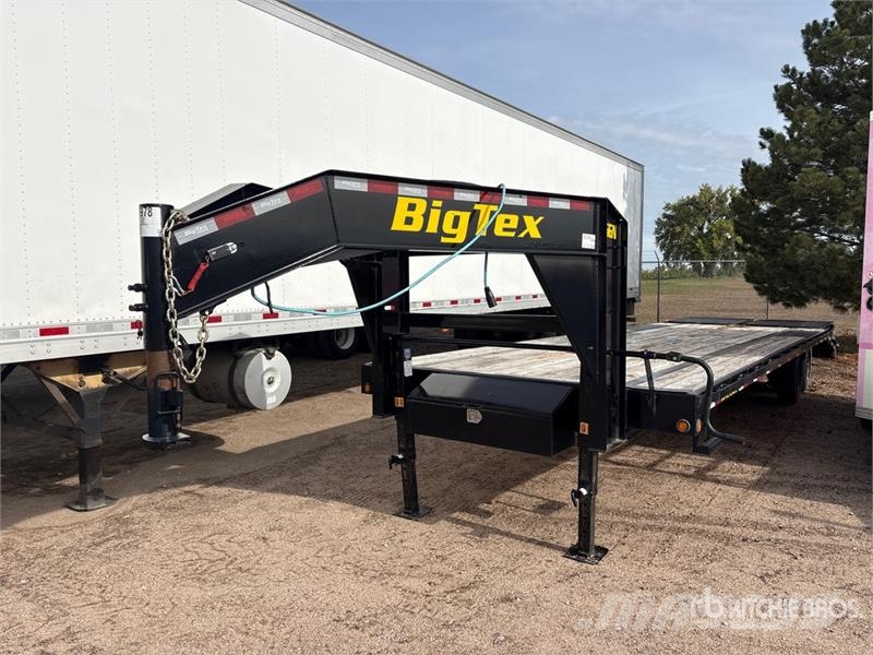 Big Tex 16GN-25BK+5MR 30 ft T/A Gooseneck Equipment Traile Maschinetransporter