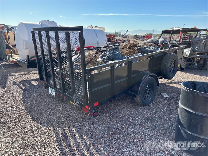 Big Tex 35SV-12BK 12 ft S/A Dump Utility Trailer Pašizgāzējs