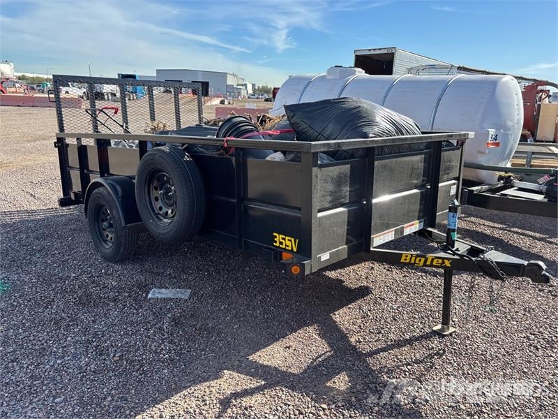 Big Tex 35SV-12BK 12 ft S/A Dump Utility Trailer Pašizgāzējs