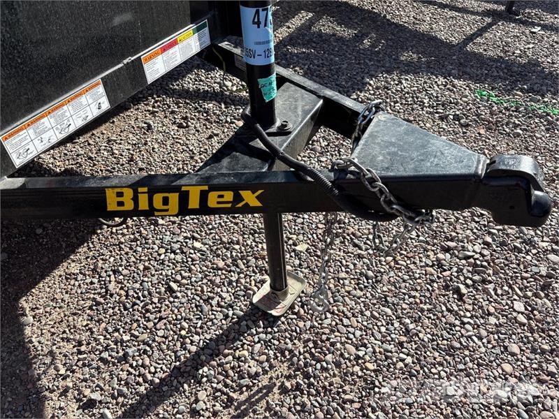 Big Tex 35SV-12BK 12 ft S/A Dump Utility Trailer Pašizgāzējs