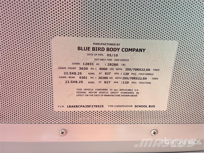 Blue Bird 4x2 12-Seat School Bus Mini autobuze