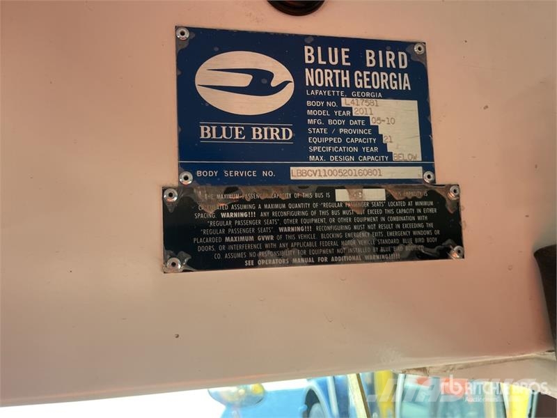 Blue Bird 4x2 12-Seat School Bus 미니 버스
