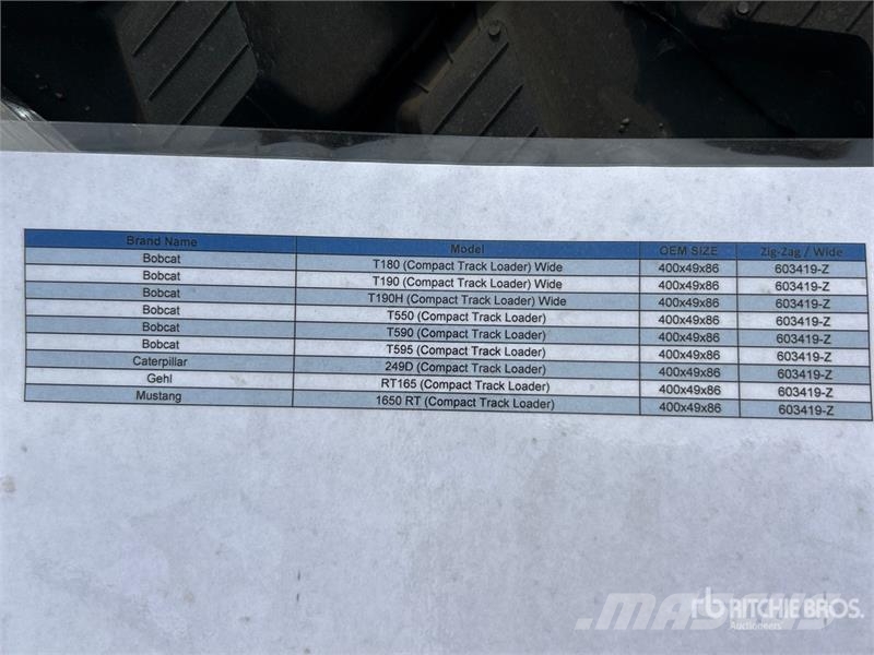 Blue Diamond 15.5 in. Tracks (Unused) Outros componentes