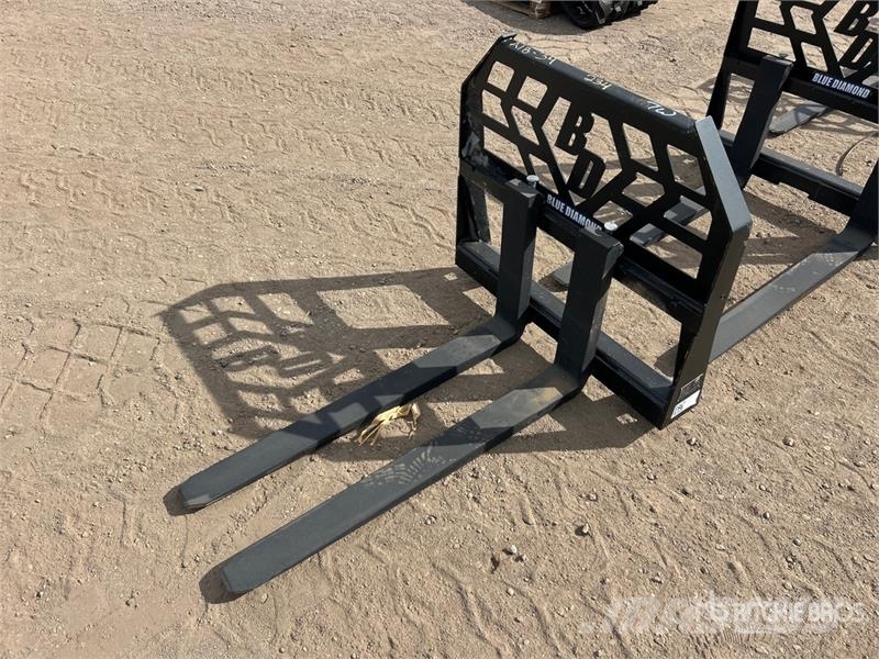Blue Diamond 42 in Mini Skid Steer Forks (Unused) フォーク