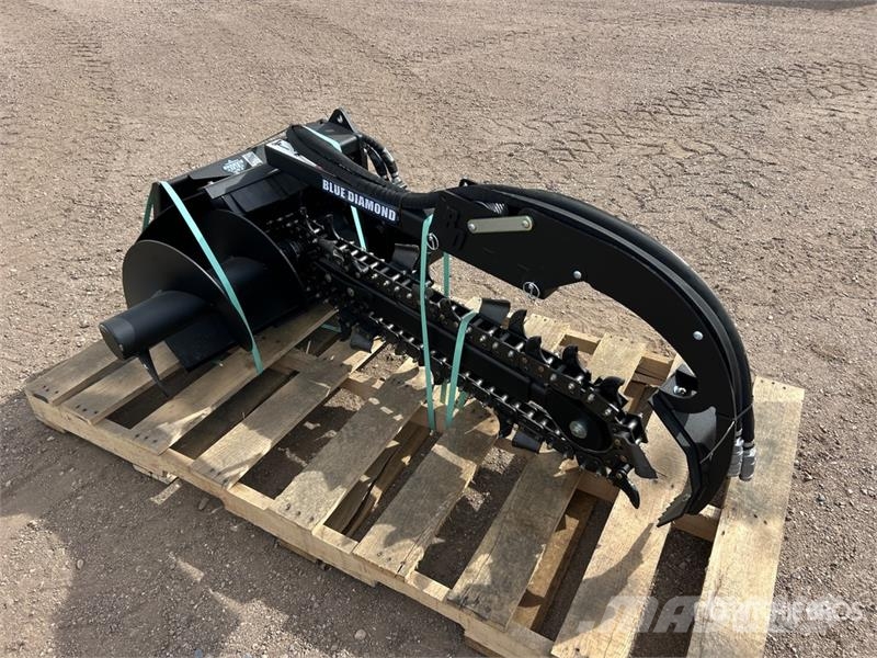 Blue Diamond 45 in Mini Skid Steer Trencher (Unused) Freze za kopanje jarkov Trenčerji