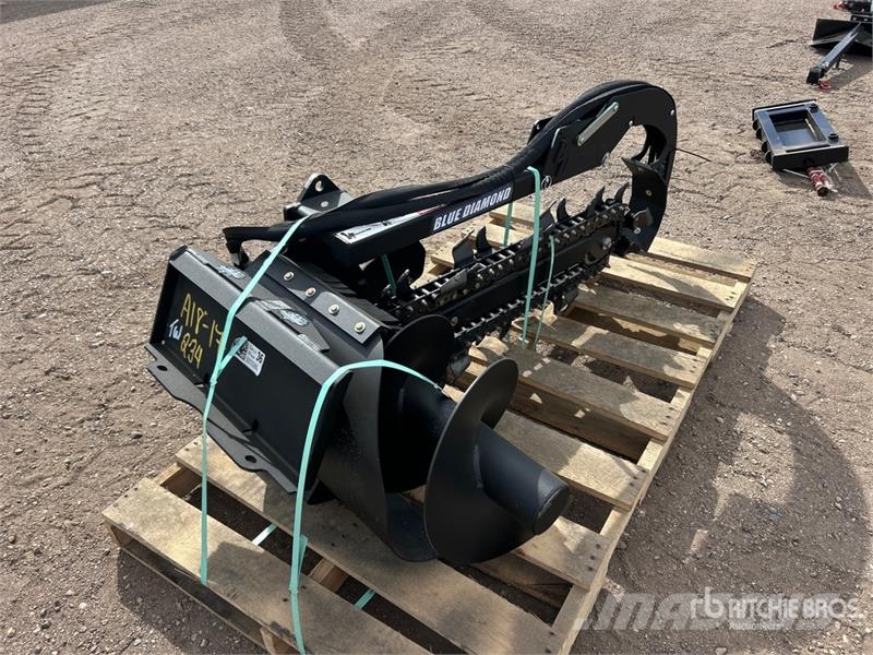 Blue Diamond 45 in Mini Skid Steer Trencher (Unused) Freze za kopanje jarkov Trenčerji