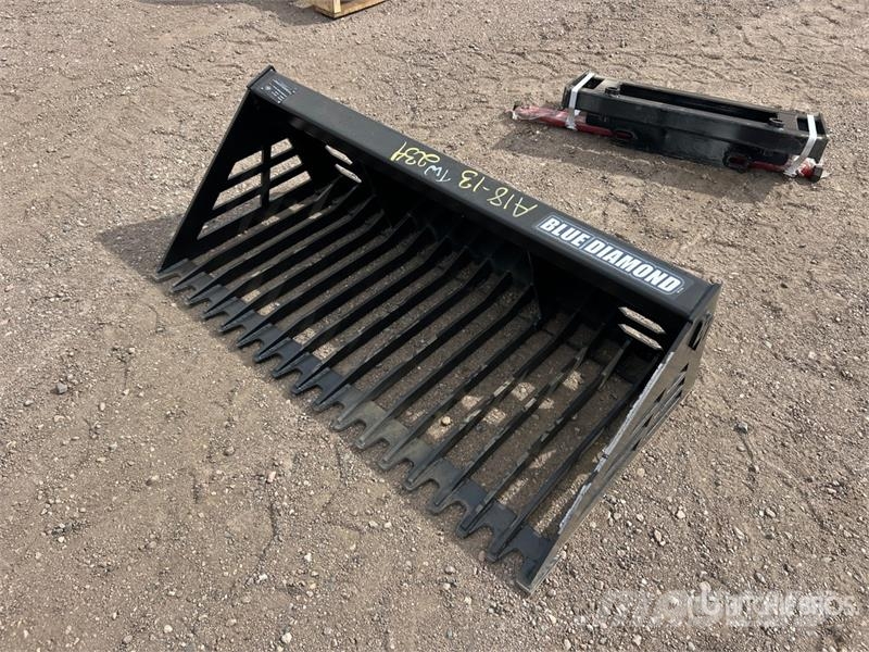 Blue Diamond 48 in Skeleton Mini Skid Steer Bucket (Unused) دلاء