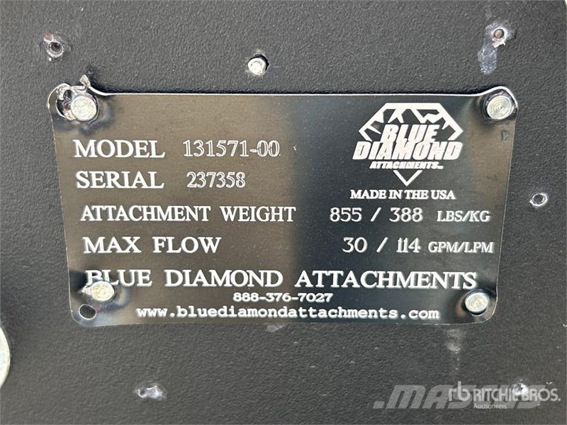Blue Diamond 60 in Skid Steer Trencher (Unused) Trenchers