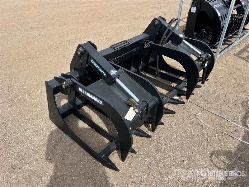 Blue Diamond 72 in Skid Steer Root Rake (Unused) Schudders