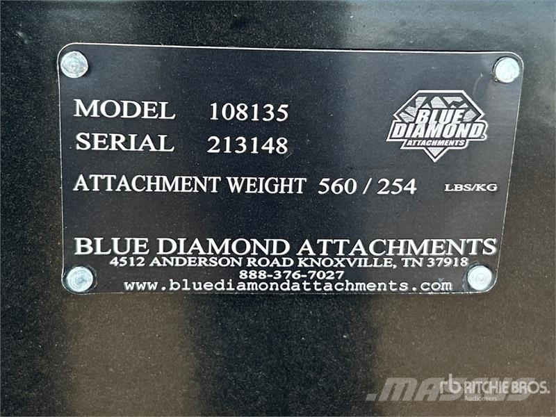 Blue Diamond 84 in Skid Steer Bucket (Unused) دلاء