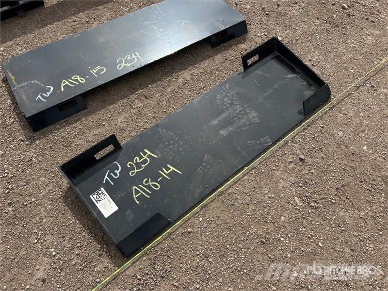 Blue Diamond Skid Steer Attachment Mounting Plate - Fits ASV RC Outros componentes