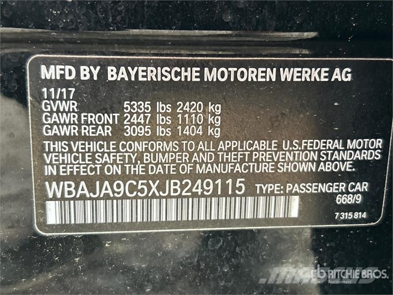 BMW 530e Automobile Cars