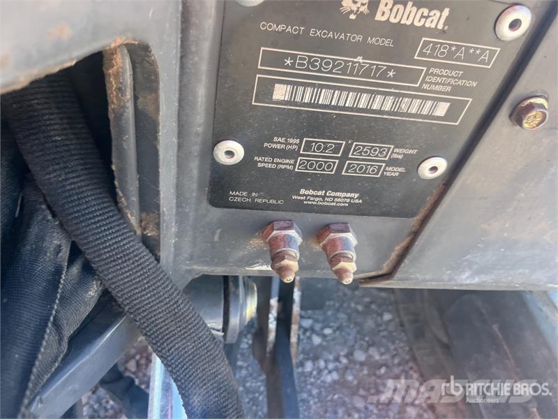 Bobcat 418 Mini rýpadla < 7t