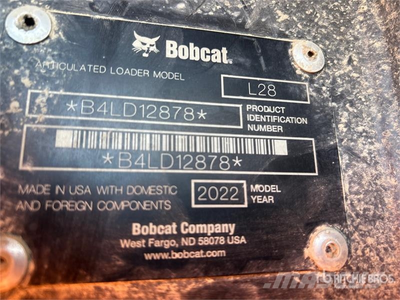 Bobcat L28 Telescopic Wheel Loader Kolesni nakladalci